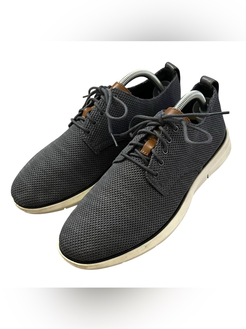 Cole Haan Owen Grand OS Knit Derby Dark Gray Mens 9M Business Casual C33065